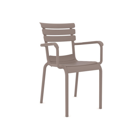 Hera/P-PL* Resin Armchair Cappuccino