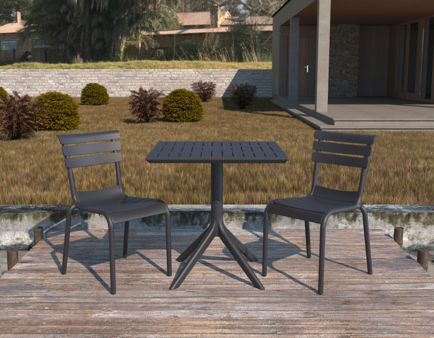 Hera/PL* Resin Chair Anthracite