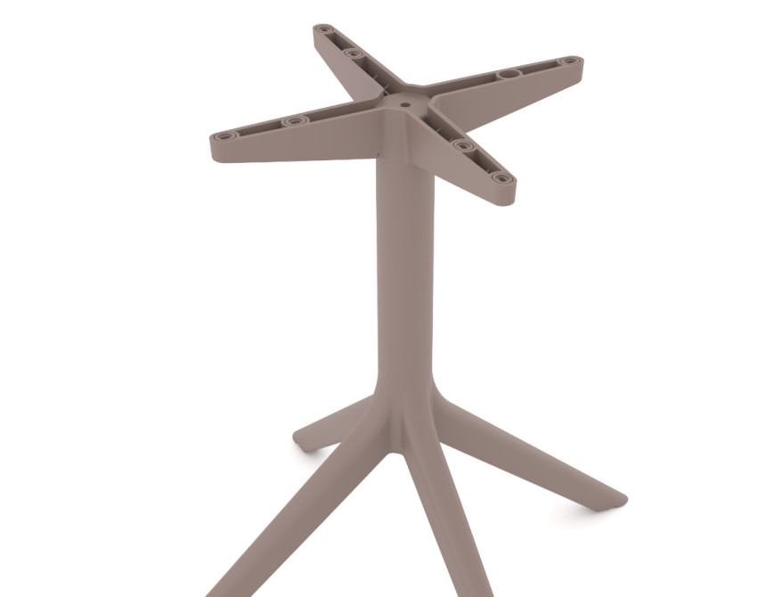 Rita/B* Resin Table Base Cappuccino