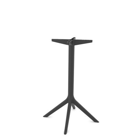 Rita/B-Bar* Resin Table Base Anthracite