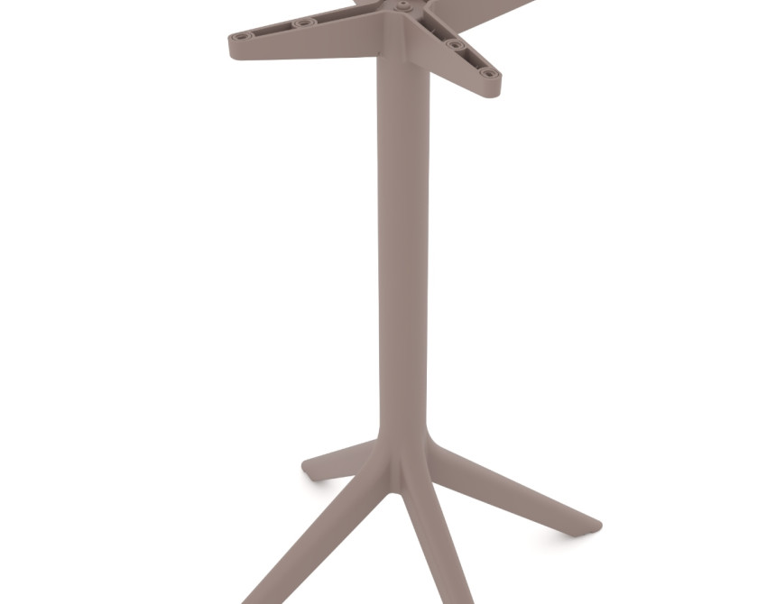 Rita/B-Bar* Resin Table Base Cappuccino