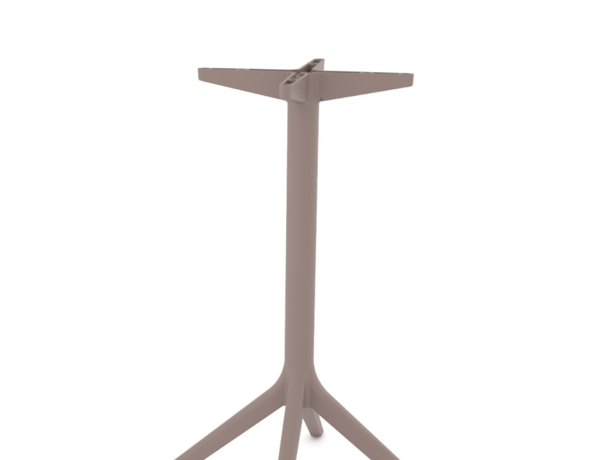 Rita/B-Bar* Resin Table Base Cappuccino