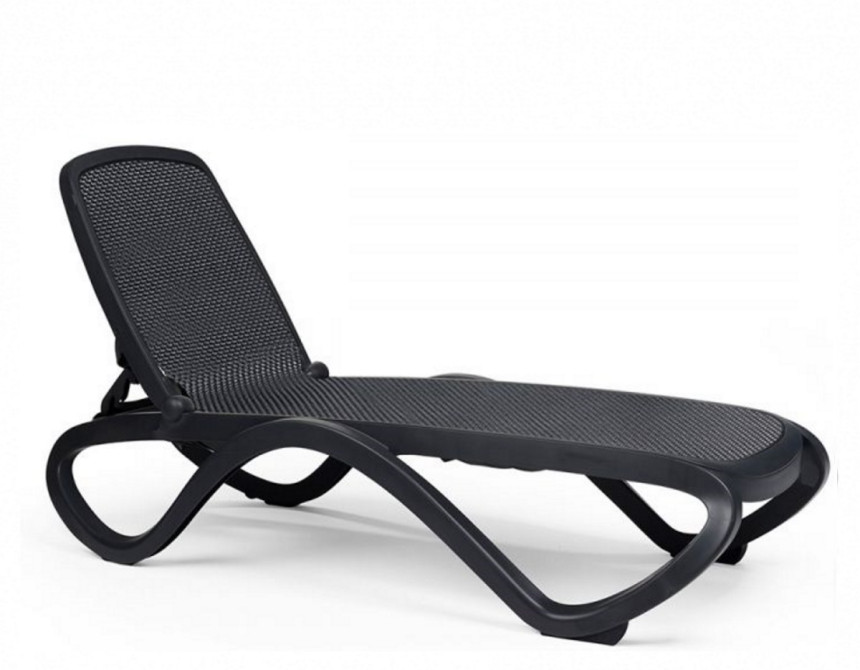 Omega* Trama 8x8 Sun-Lounger Anthracite