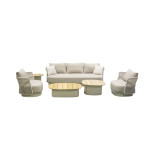 Aio-3 Taupe*, Lounge set of 6 pcs (205560)