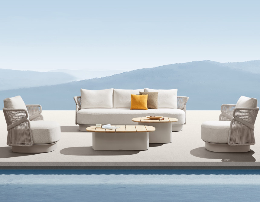 Aio-3 Taupe*, Lounge set of 6 pcs (205560)