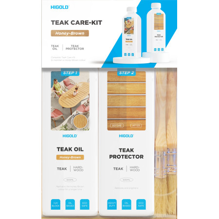 Teak Oil Set in Honey-Brown color (205000101000013)