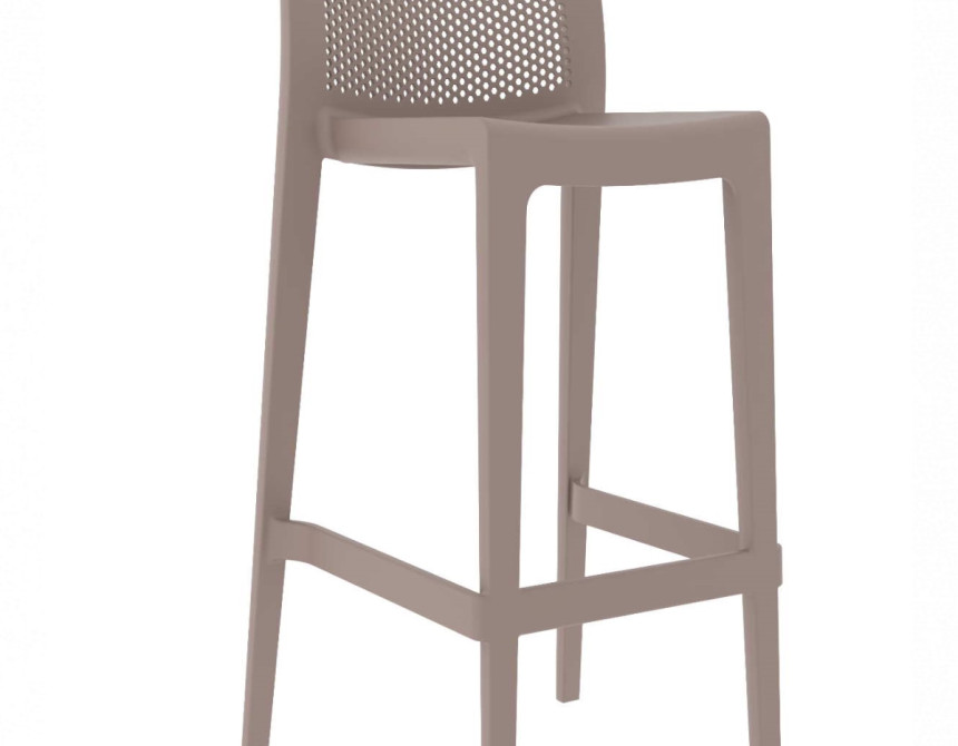 Lisa/S* Resin Barstool Cappuccino