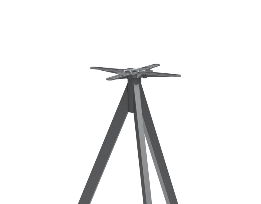 Paula-3, OUTDOOR Table-Base Black
