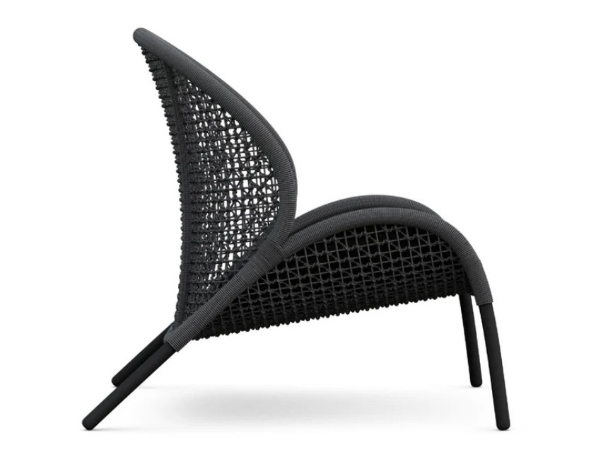 Dune/L-Anthracite Lounge Chair