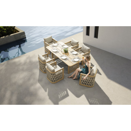 Riva/D7 Dining Set (206480)
