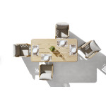 Riva/D7 Dining Set (206480)