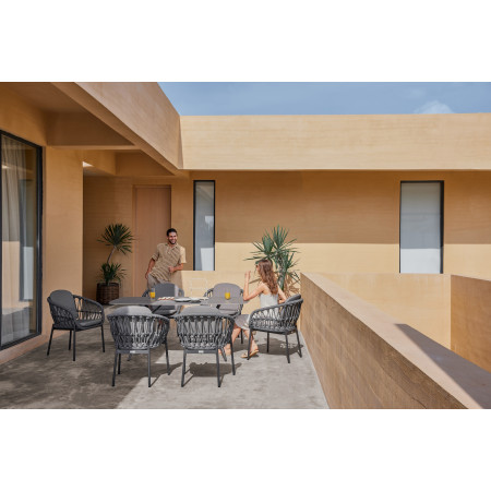 Bari/D7-Anthracite Dining Set