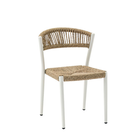 Dijon, Alu./Wicker Armchair
