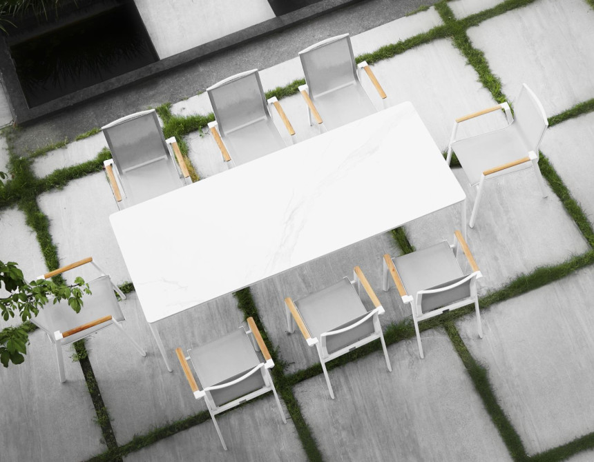 Aspen/T-180x90xh.75cm Table White