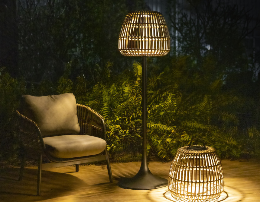 Mona Portable Lantern 50x50x43,5cm Natural