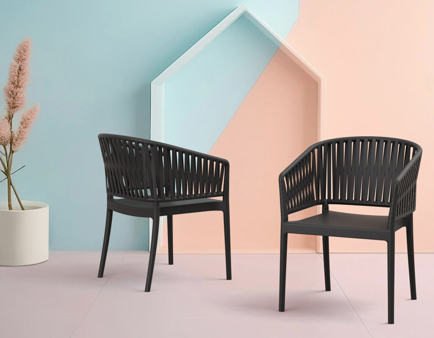 Portofino/P* Armchair Black