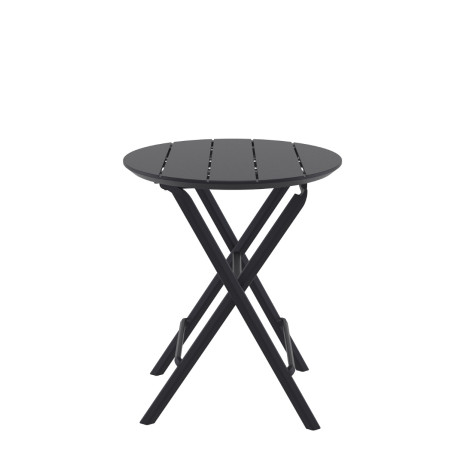 Helen/T-Φ60xh.74cm* Folding Table Black