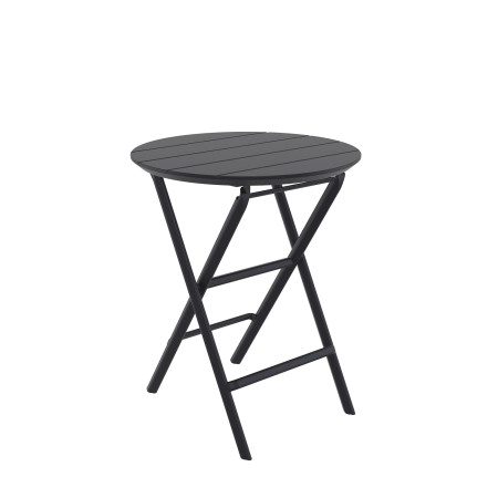 Helen/T-Φ60xh.74cm* Folding Table Black