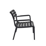 Paris/P-L* Lounge Armchair Black
