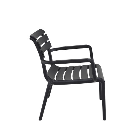 Paris/P-L* Lounge Armchair Black