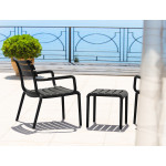 Paris/P-L* Lounge Armchair Black