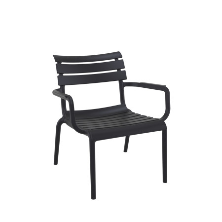 Paris/P-L* Lounge Armchair Black