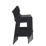 Helen/S-75* Barstool Black