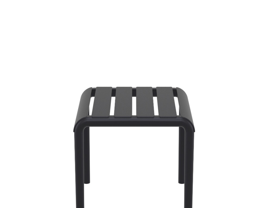 Paris/T-42x41xY.39cm* Side Table/Footrest Black