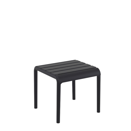 Paris/T-42x41xY.39cm* Side Table/Footrest Black