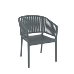 Portofino/P* Armchair Dark Grey