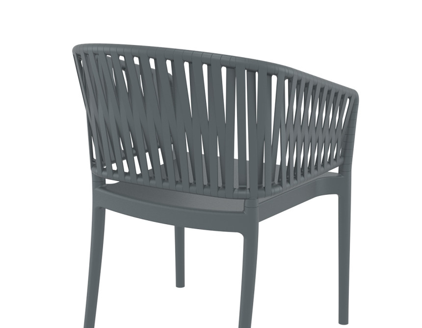 Portofino/P* Armchair Dark Grey
