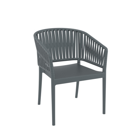 Portofino/P* Armchair Dark Grey
