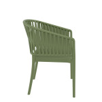 Portofino/P* Armchair Olive Green
