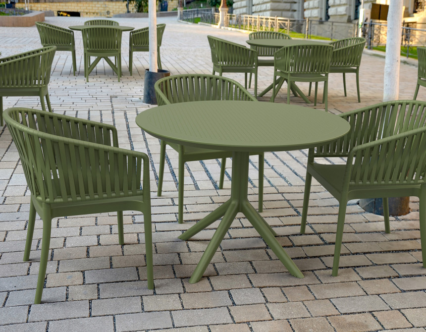 Portofino/P* Armchair Olive Green