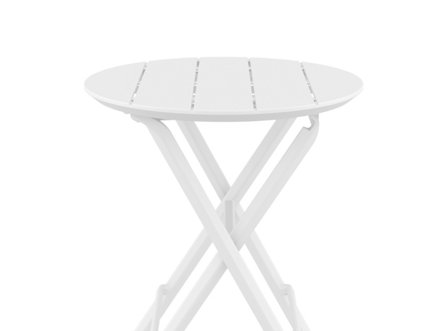 Helen/T-Φ60xY.74cm* Folding Table White