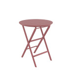 Helen/T-Φ60xh.74cm* Folding Table Marsala