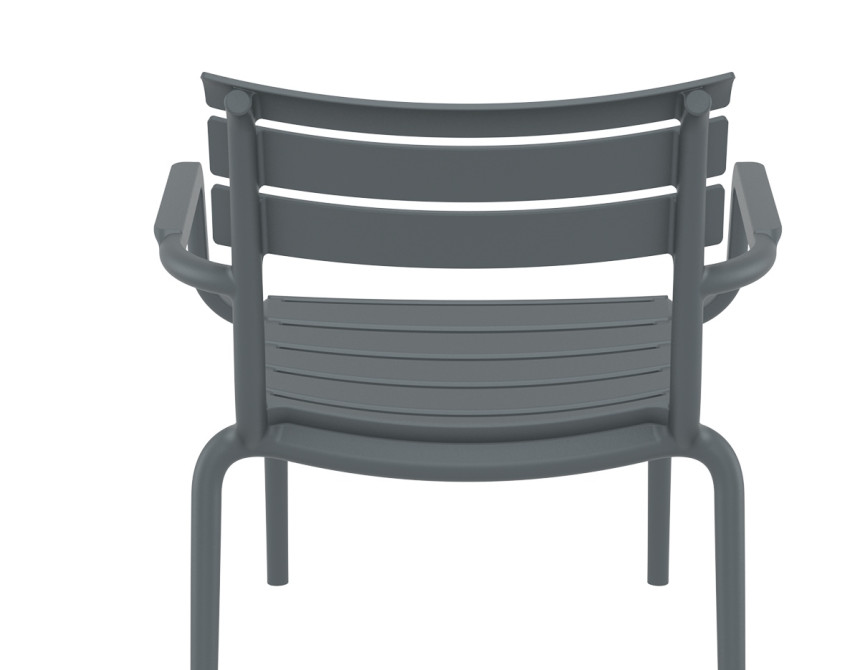 Paris/P-L* Lounge Armchair Dark Grey