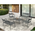 Paris/P-L* Lounge Armchair Dark Grey