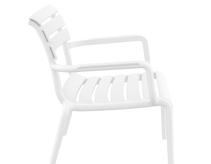Paris/P-L* Lounge Armchair White