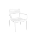 Paris/P-L* Lounge Armchair White
