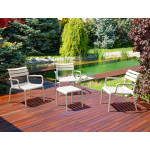 Paris/P-L* Lounge Armchair White