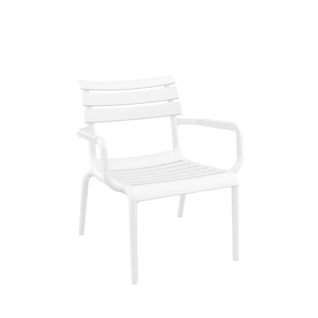 Paris/P-L* Lounge Armchair White