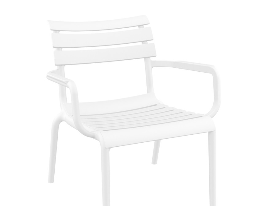 Paris/P-L* Lounge Armchair White