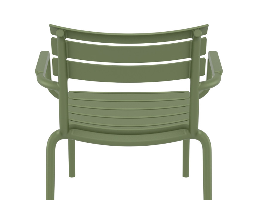 Paris/P-L* Lounge Armchair Olive Green