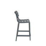 Helen/S-65* Barstool Dark Grey