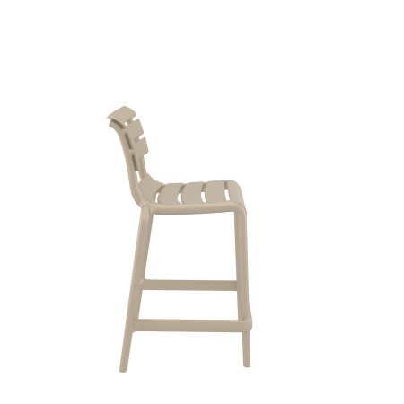 Helen/S-65* Barstool Taupe