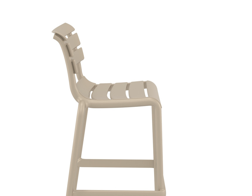 Helen/S-65* Barstool Taupe