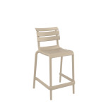 Helen/S-65* Barstool Taupe
