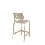 Helen/S-65* Barstool Taupe