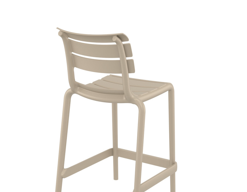 Helen/S-65* Barstool Taupe